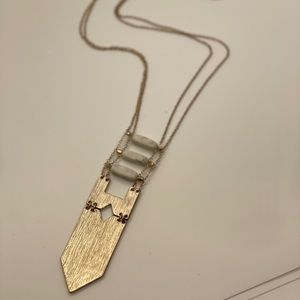 Long modern necklace